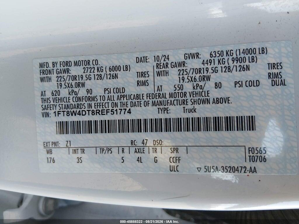 1FT8W4DT8REF51774 2024 FORD F-450 photo no. 8