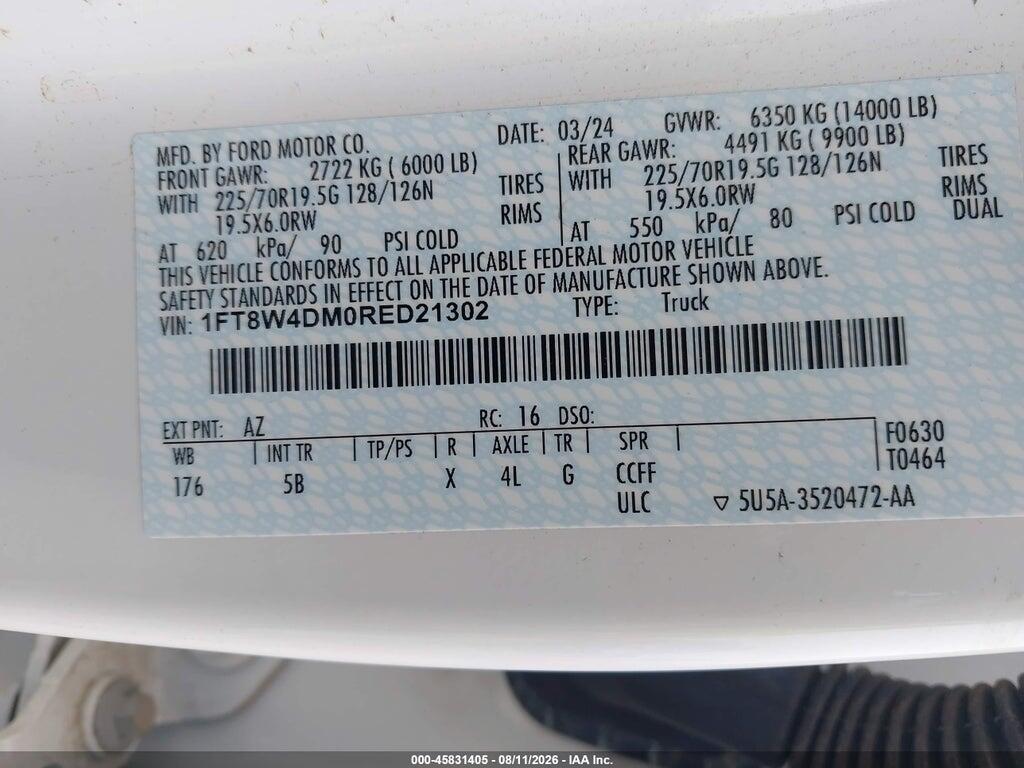 1FT8W4DM0RED21302 2024 FORD F-450 photo no. 8