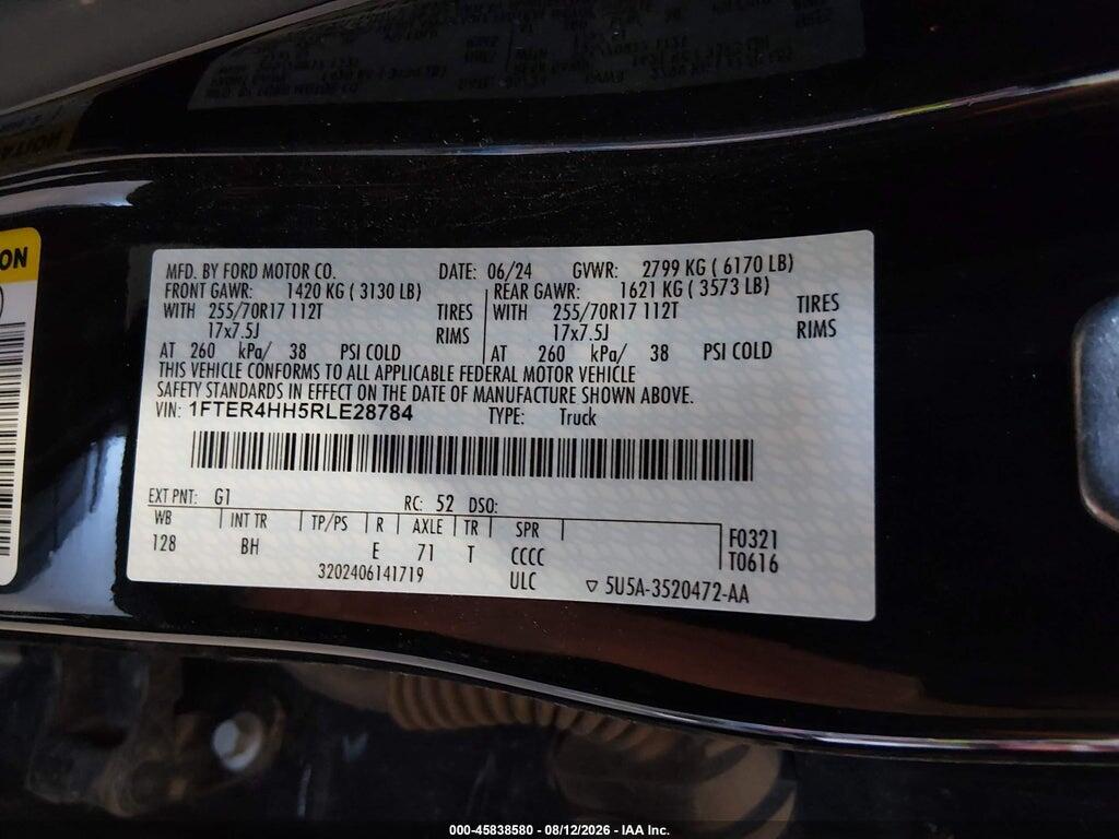 1FTER4HH5RLE28784 2024 FORD RANGER photo no. 9