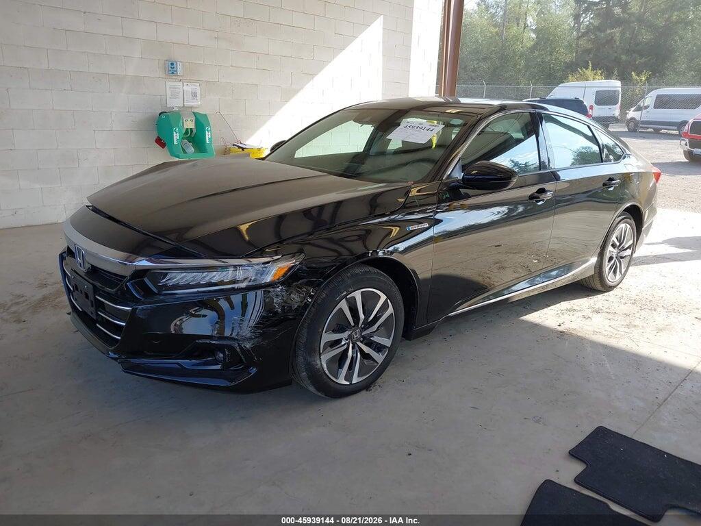 1HGCV3F50MA005347 2021 HONDA ACCORD HYBRID photo no. 2