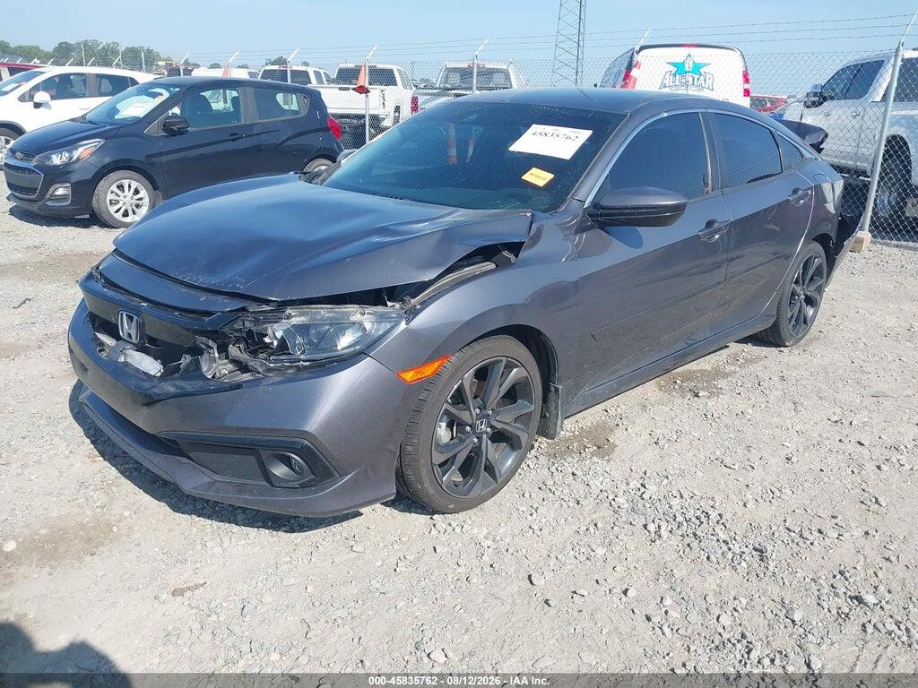 2HGFC2F83MH539497 2021 HONDA CIVIC photo no. 2