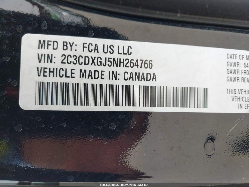 2C3CDXGJ5NH264766 2022 DODGE CHARGER photo no. 9