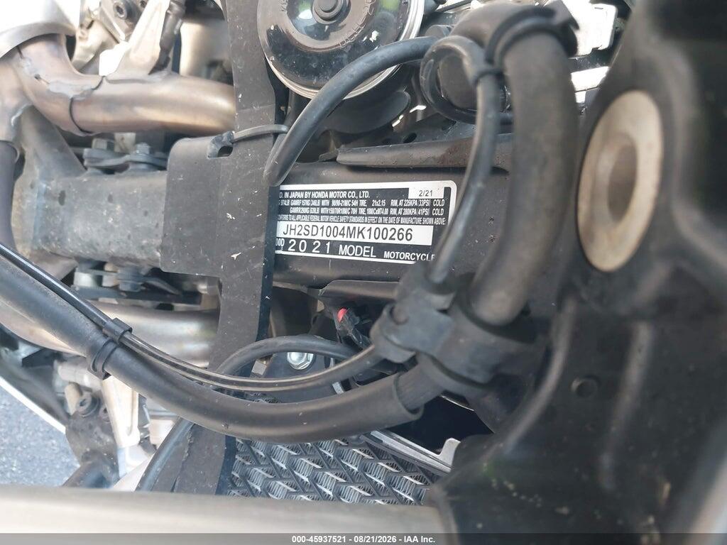 JH2SD1004MK100266 2021 HONDA CRF1100 photo no. 10