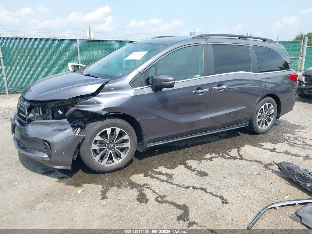 5FNRL6H73MB015375 2021 HONDA ODYSSEY photo no. 2