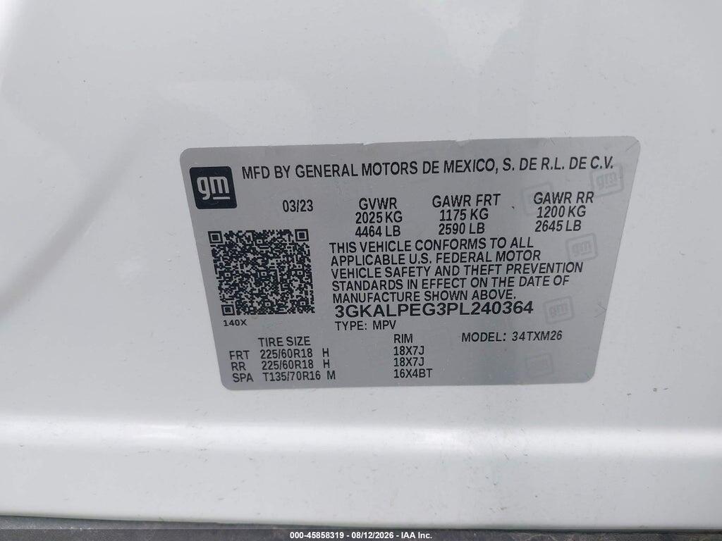 3GKALPEG3PL240364 2023 GMC TERRAIN photo no. 9
