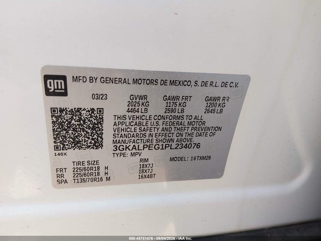 3GKALPEG1PL234076 2023 GMC TERRAIN photo no. 9