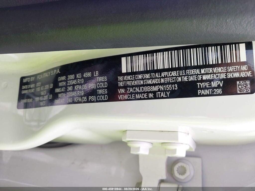 ZACNJDBB8MPN15513 2021 JEEP RENEGADE photo no. 9