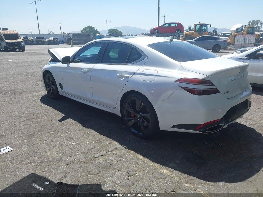 KMTG54TE2NU085682 2022 GENESIS G70 photo no. 3