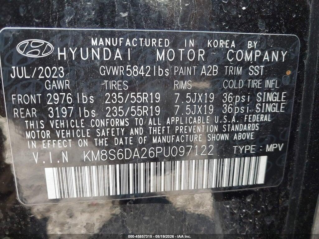 KM8S6DA26PU097122 2023 HYUNDAI SANTA FE PLUG-IN HYBRID photo no. 9