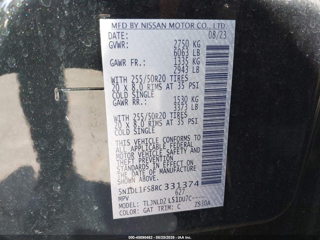 5N1DL1FS8RC331374 2024 INFINITI QX60 photo no. 9