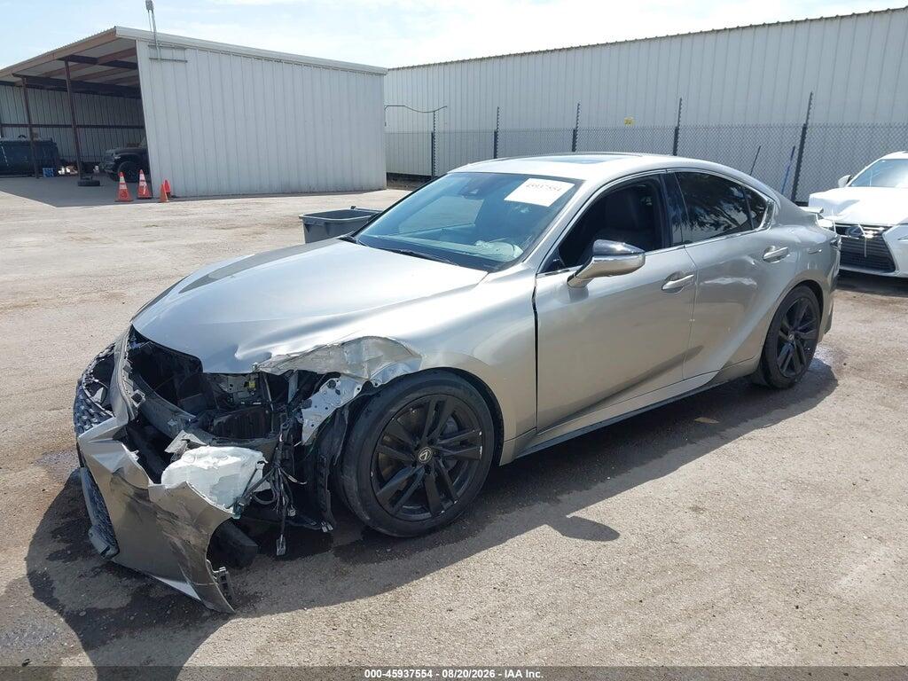 JTHCA1D20M5109710 2021 LEXUS IS 300 photo no. 2