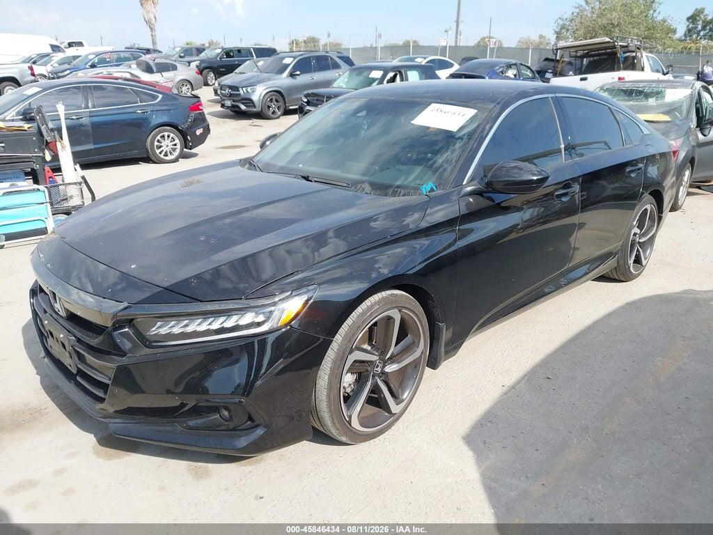 1HGCV1F32NA106927 2022 HONDA ACCORD photo no. 2