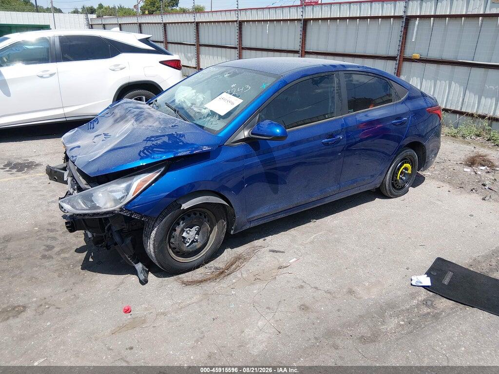 3KPC24A68NE179243 2022 HYUNDAI ACCENT photo no. 2
