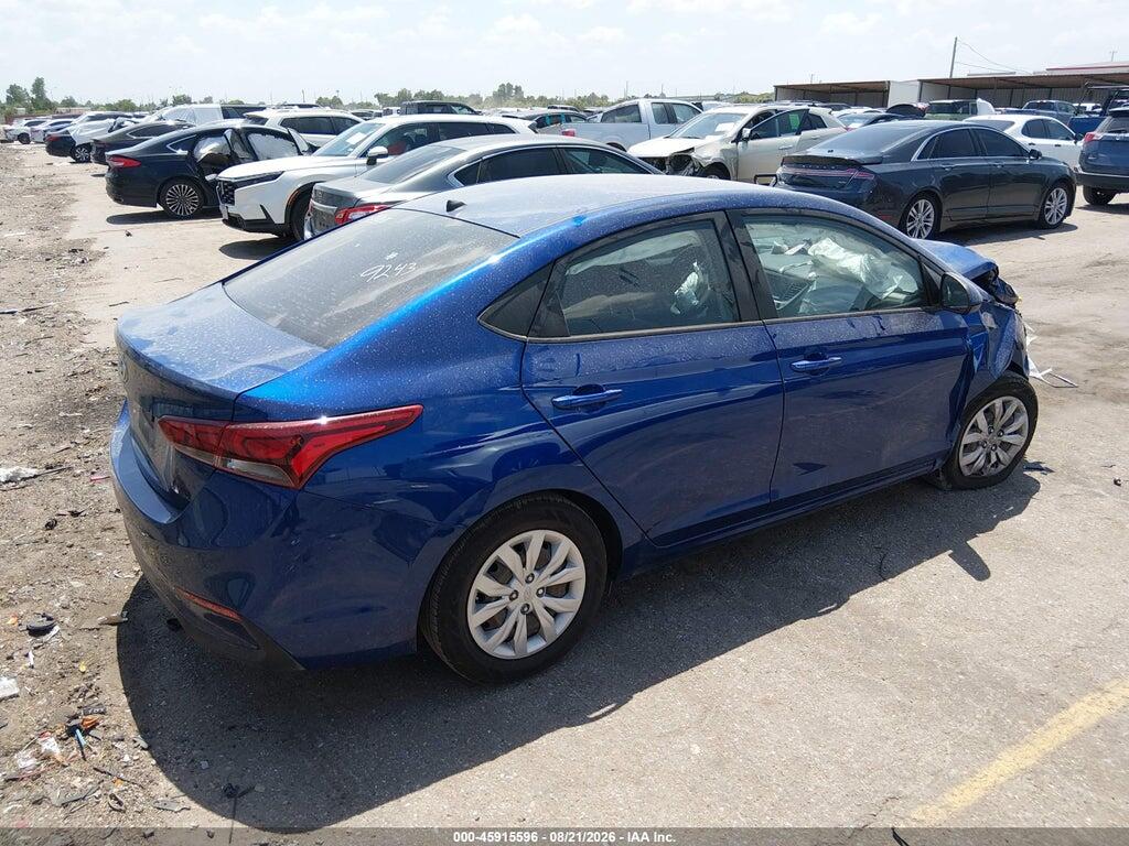 3KPC24A68NE179243 2022 HYUNDAI ACCENT photo no. 4