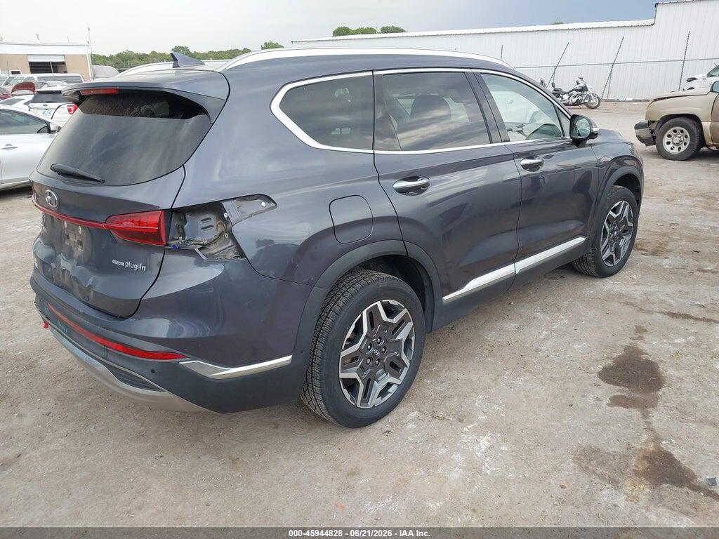 KM8S7DA20NU016495 2022 HYUNDAI SANTA FE PLUG-IN HYBRID photo no. 4