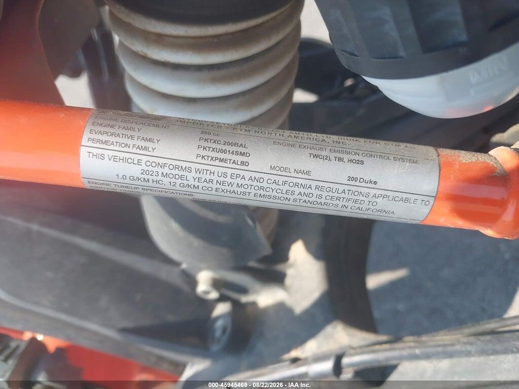 MD2JPC405PC024230 2023 KTM 200 photo no. 10