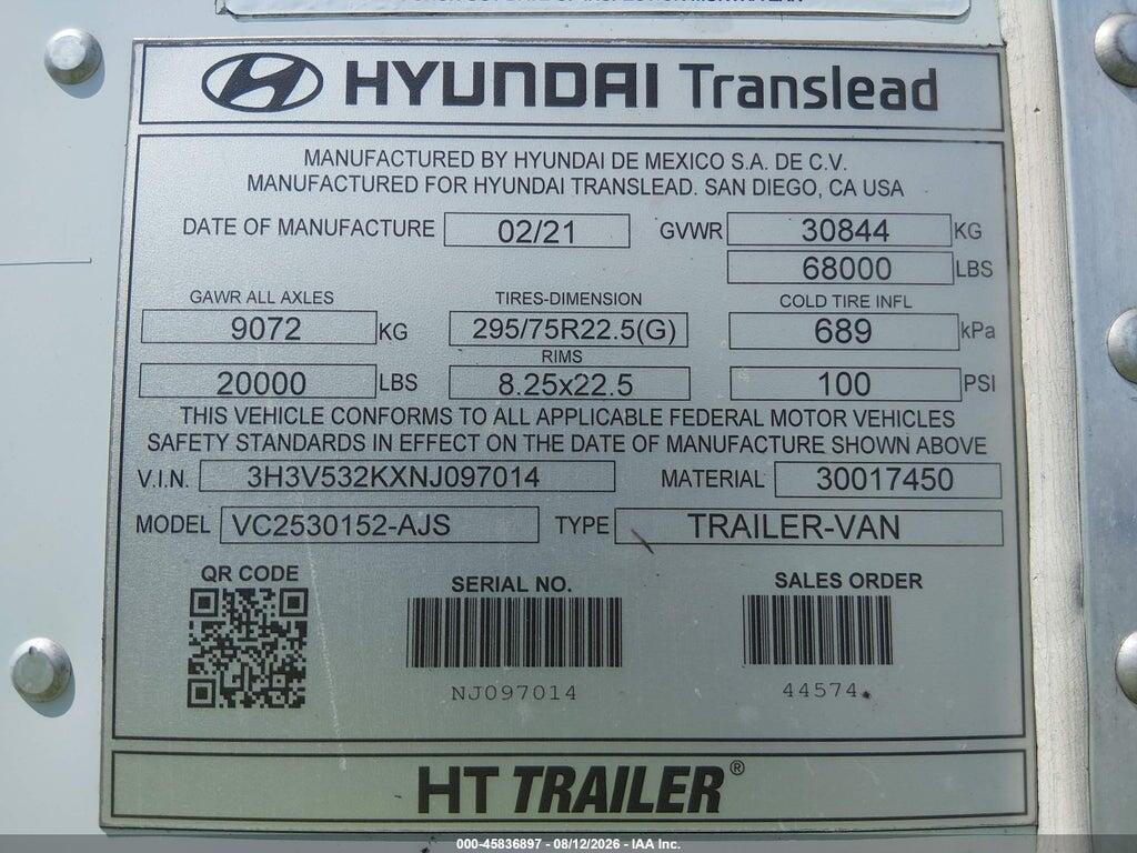 3H3V532KXNJ097014 2022 HYUNDAI TRANSLEAD INC UNKNOWN photo no. 9
