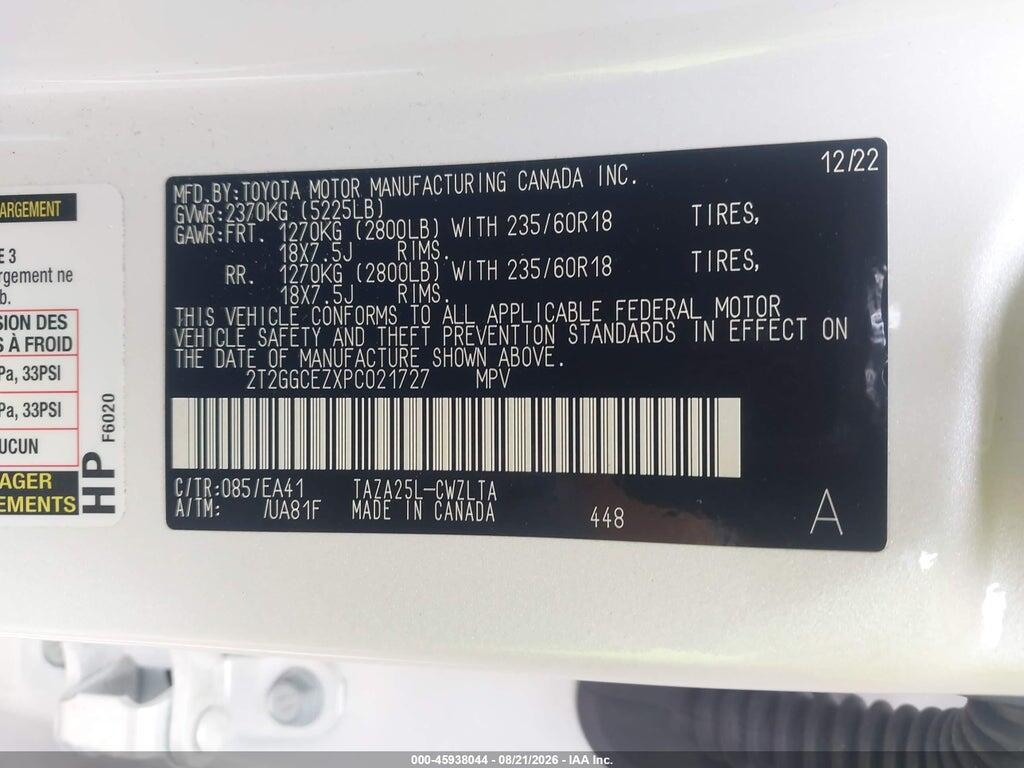 2T2GGCEZXPC021727 2023 LEXUS NX 350 photo no. 9