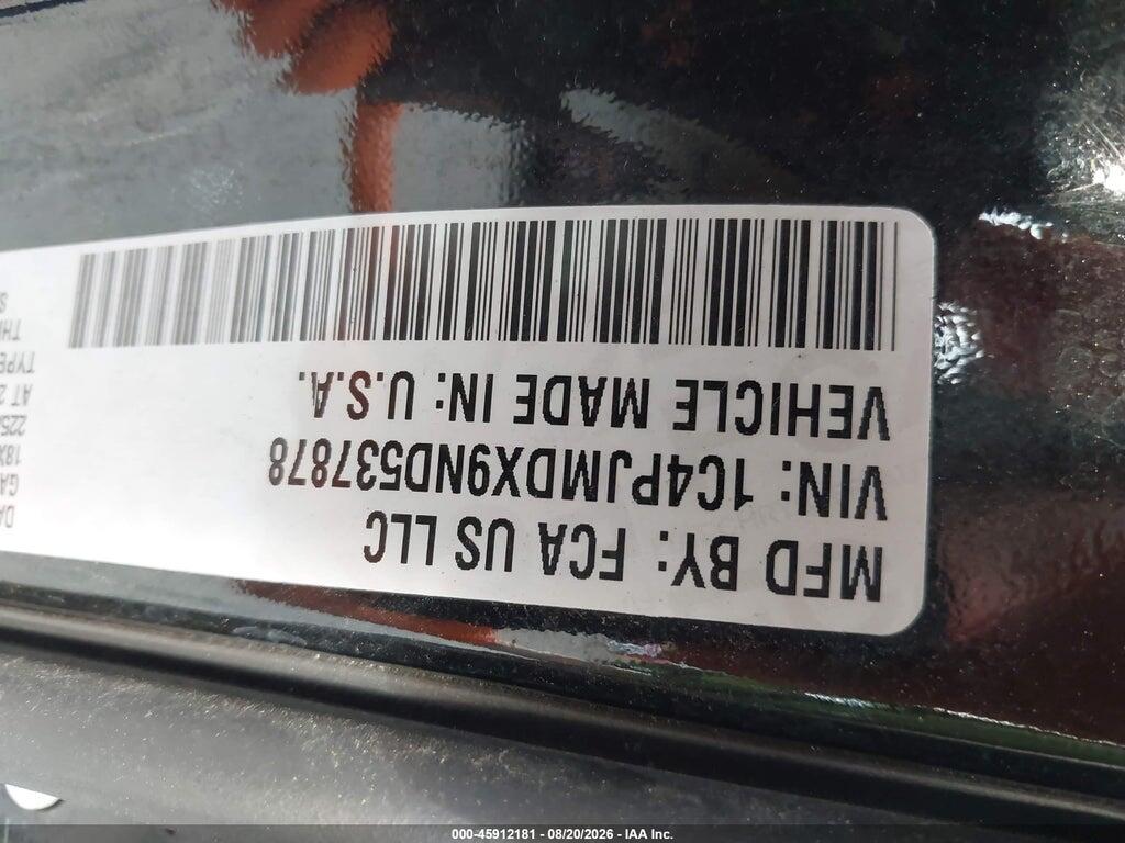 1C4PJMDX9ND537878 2022 JEEP CHEROKEE photo no. 9