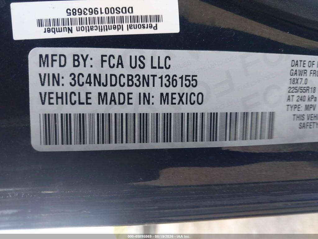 3C4NJDCB3NT136155 2022 JEEP COMPASS photo no. 9