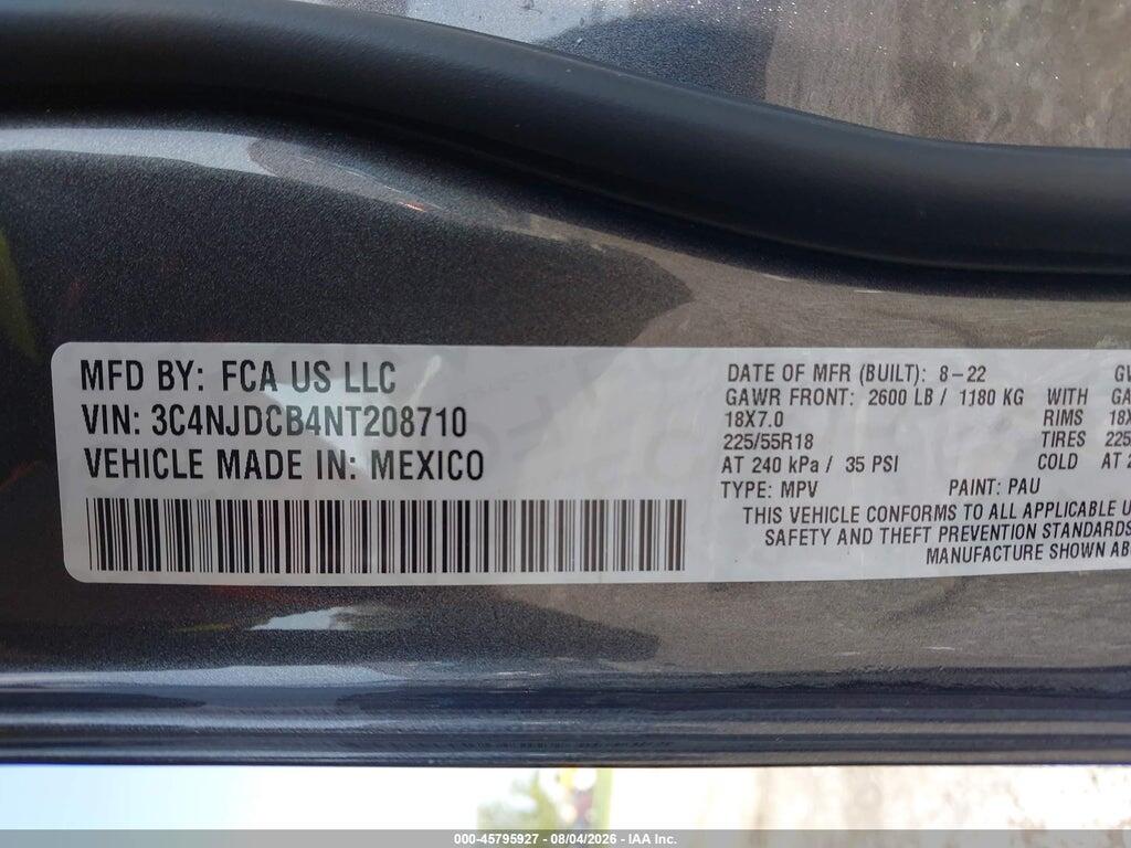 3C4NJDCB4NT208710 2022 JEEP COMPASS photo no. 9