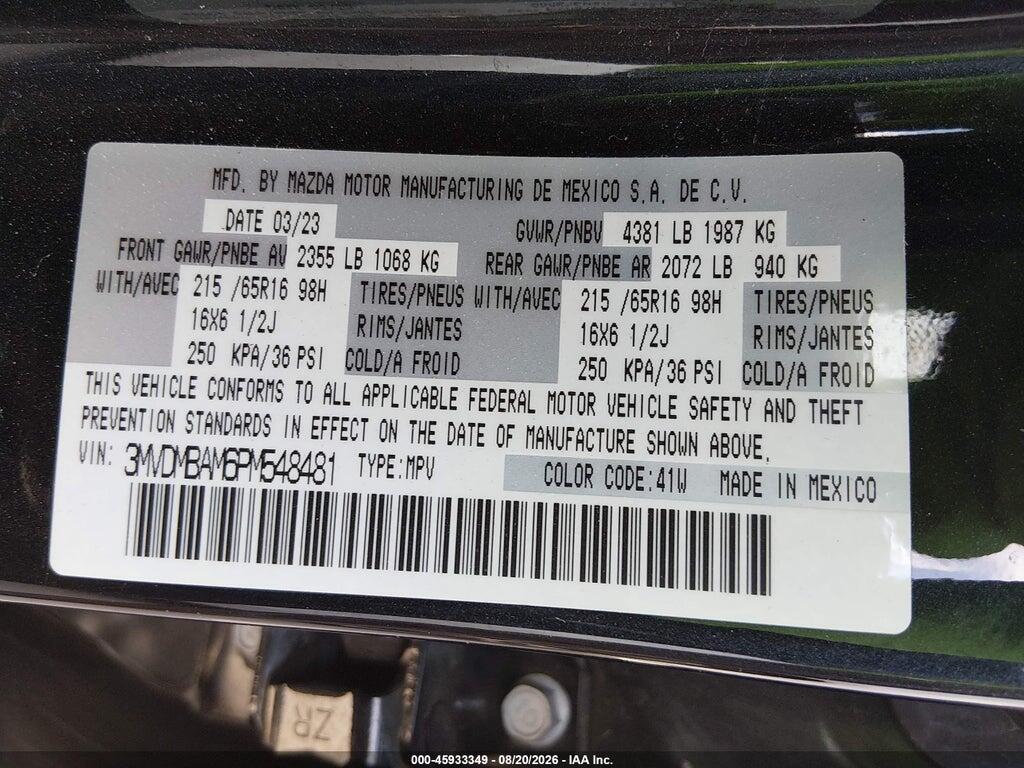 3MVDMBAM6PM548481 2023 MAZDA CX-30 photo no. 9
