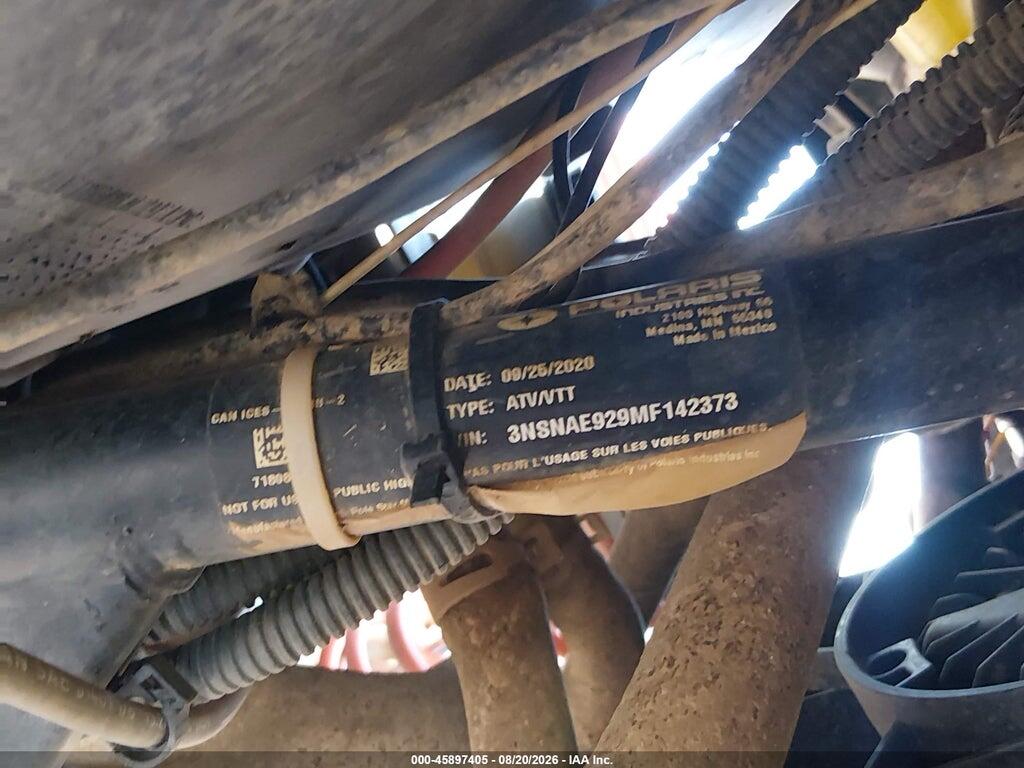 3NSNAE929MF142373 2021 POLARIS RZR photo no. 10