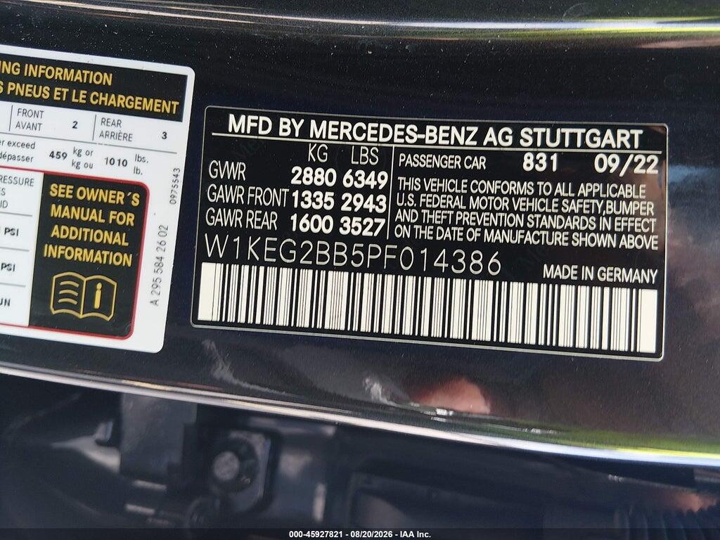 W1KEG2BB5PF014386 2023 MERCEDES-BENZ EQE 350 photo no. 9