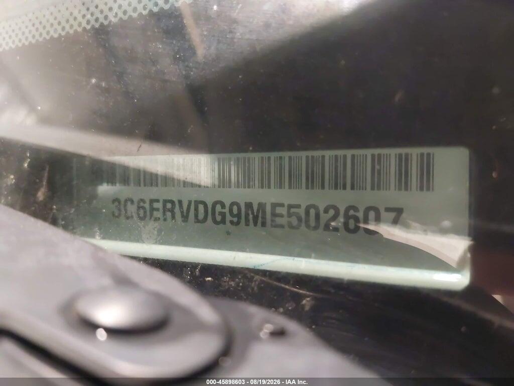 3C6ERVDG9ME502607 2021 RAM PROMASTER 2500 photo no. 9