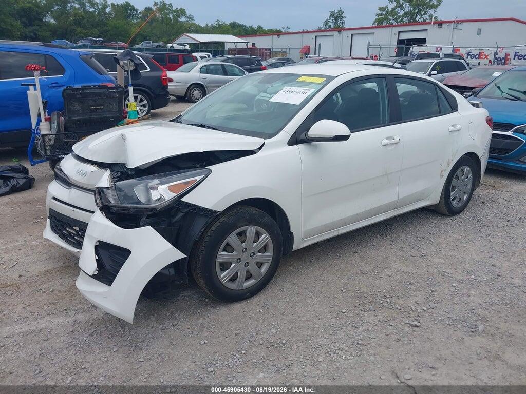 3KPA24ADXNE463544 2022 KIA RIO photo no. 2
