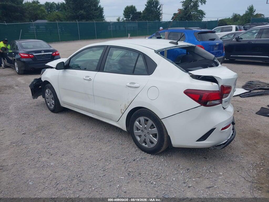 3KPA24ADXNE463544 2022 KIA RIO photo no. 3