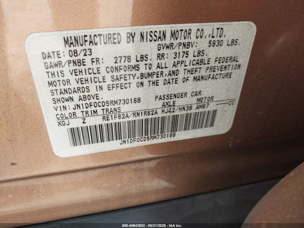 JN1DF0CD5RM730168 2024 NISSAN ARIYA photo no. 9