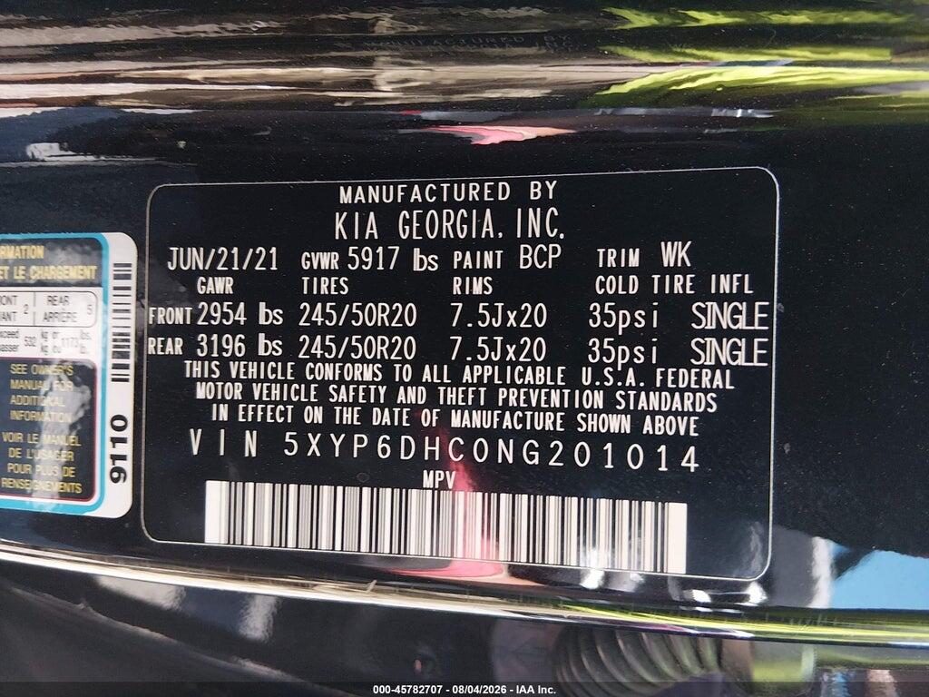 5XYP6DHC0NG201014 2022 KIA TELLURIDE photo no. 9
