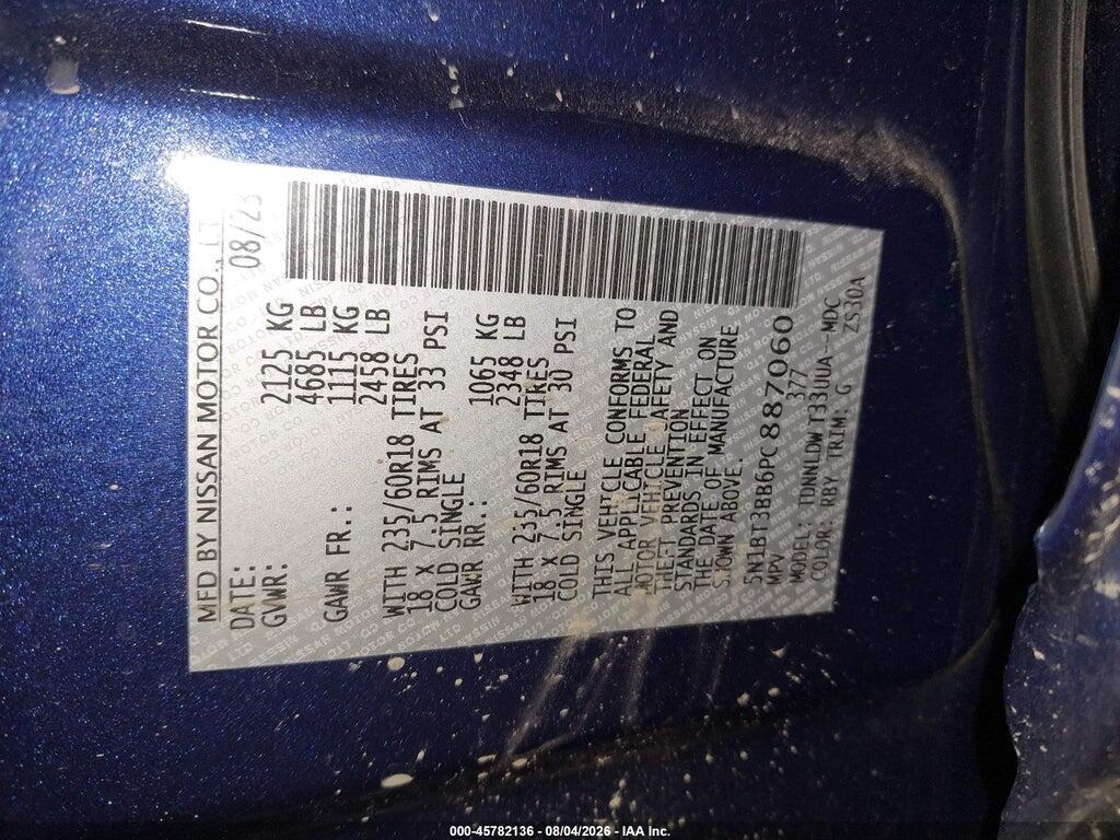 5N1BT3BB6PC887060 2023 NISSAN ROGUE photo no. 9