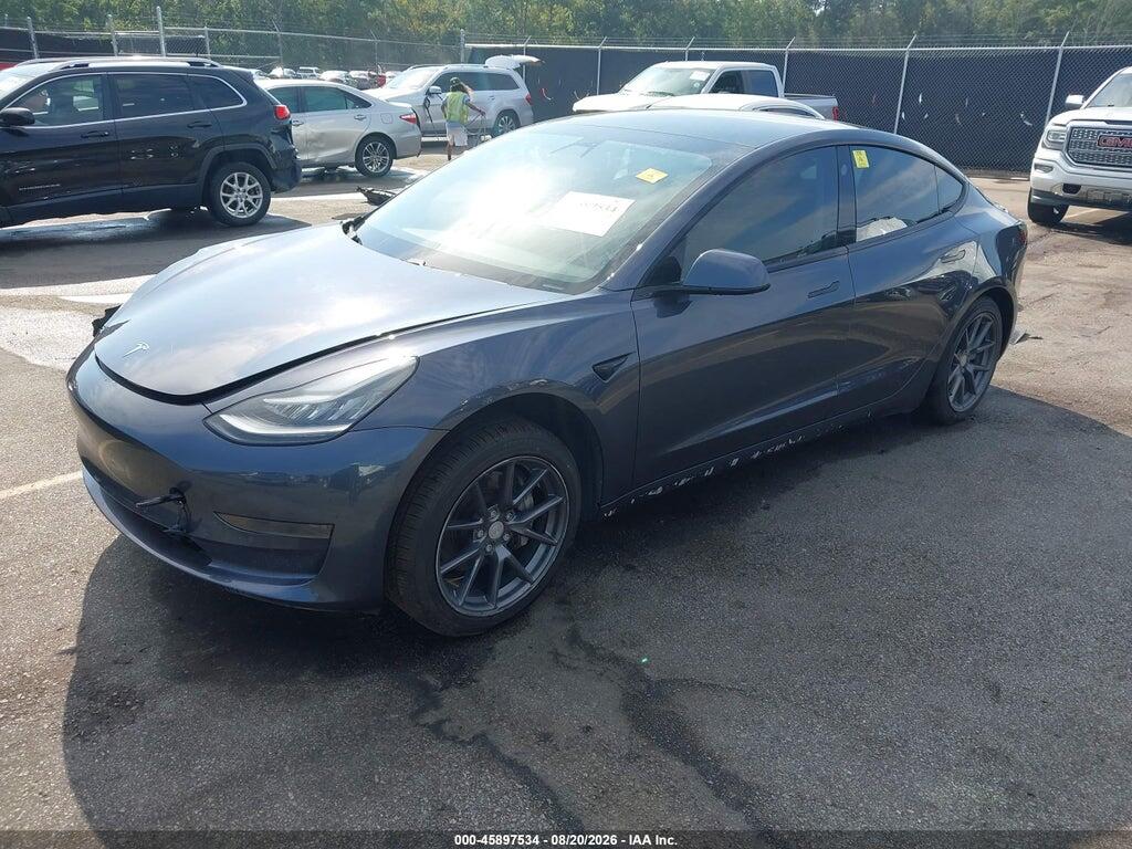 5YJ3E1EA4MF859380 2021 TESLA MODEL 3 photo no. 2