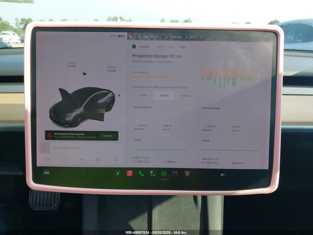 5YJ3E1EA4MF859380 2021 TESLA MODEL 3 photo no. 7