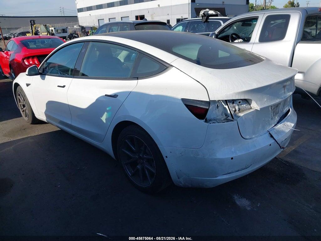 5YJ3E1EA3MF940547 2021 TESLA MODEL 3 photo no. 3