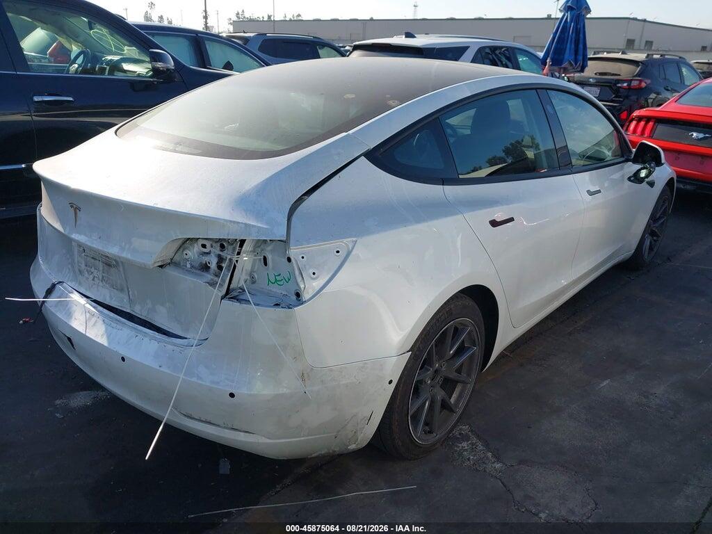 5YJ3E1EA3MF940547 2021 TESLA MODEL 3 photo no. 4