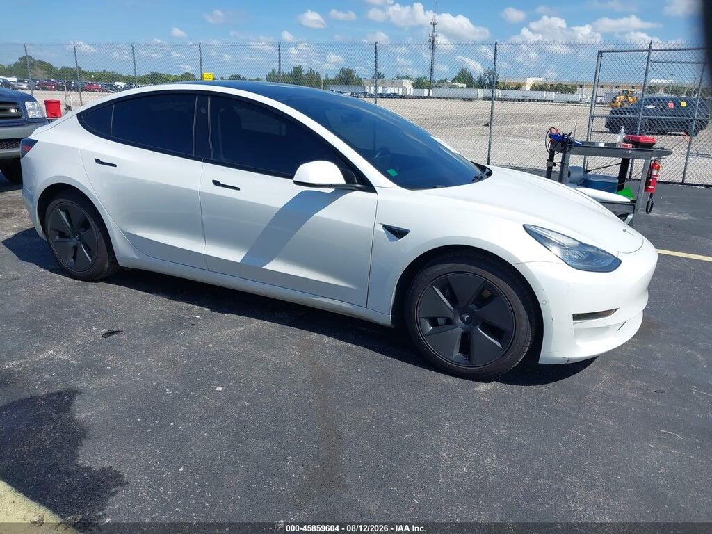 2021 TESLA MODEL 3 5YJ3E1EA4MF854342
