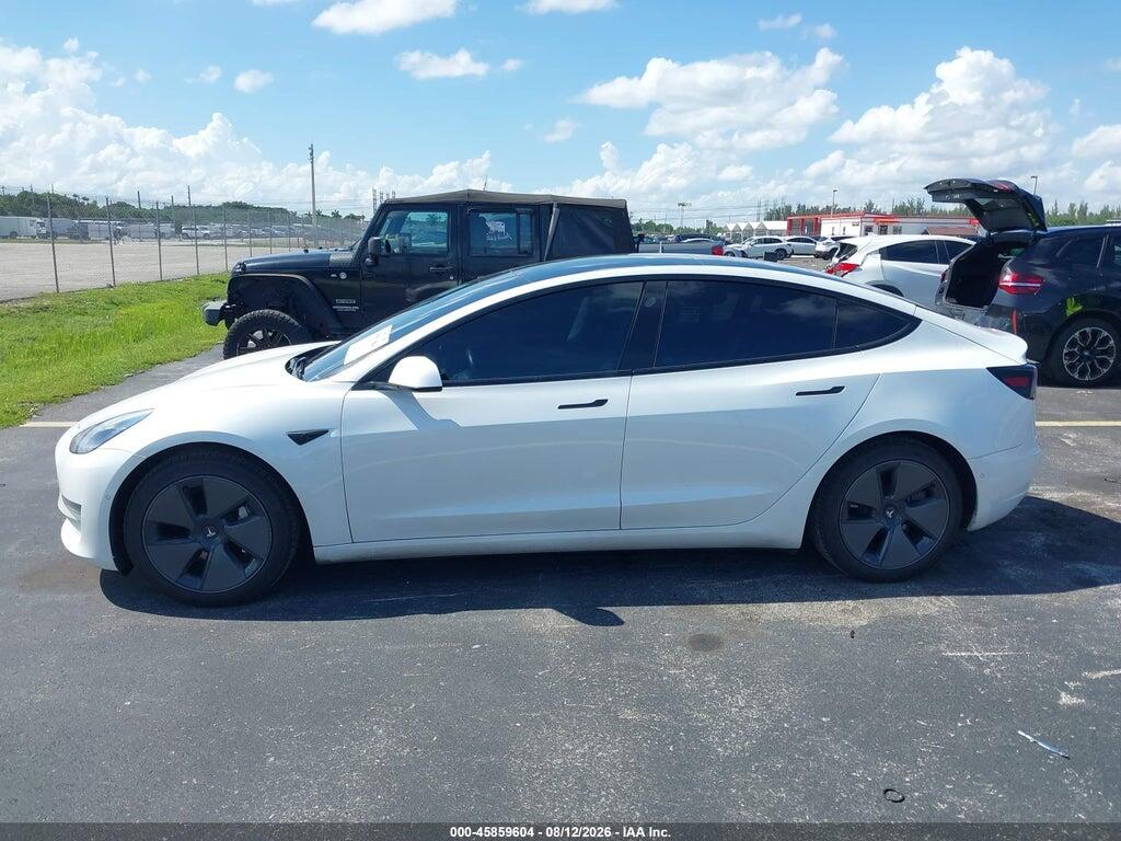 5YJ3E1EA4MF854342 2021 TESLA MODEL 3 photo no. 12