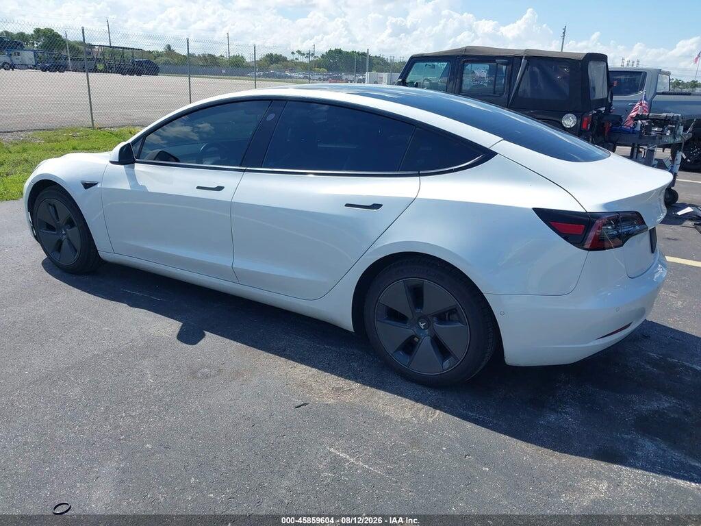 5YJ3E1EA4MF854342 2021 TESLA MODEL 3 photo no. 3
