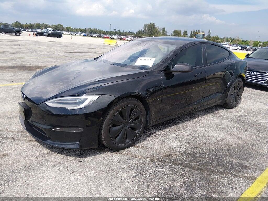5YJSA1E58MF428454 2021 TESLA MODEL S photo no. 2