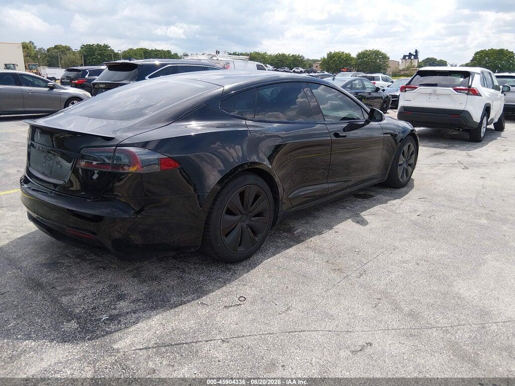5YJSA1E58MF428454 2021 TESLA MODEL S photo no. 4
