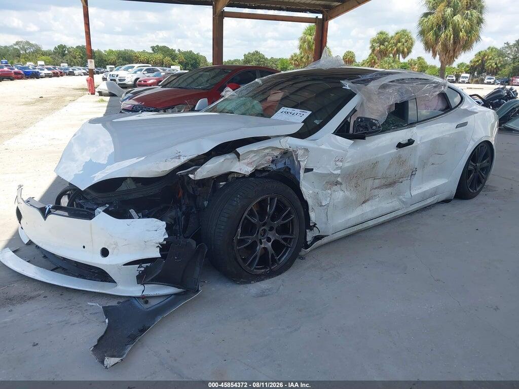 5YJSA1E59MF453394 2021 TESLA MODEL S photo no. 2