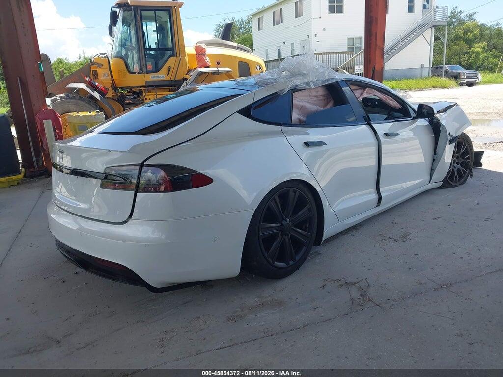5YJSA1E59MF453394 2021 TESLA MODEL S photo no. 4