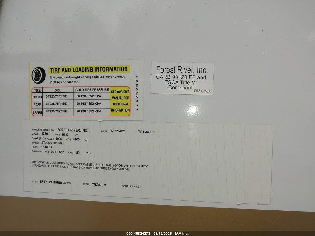 5ZT2TRUB8RB525033 2024 PRIME TIME OTHER photo no. 9