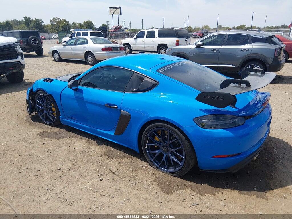 WP0AE2A8XPS280529 2023 PORSCHE 718 CAYMAN photo no. 3