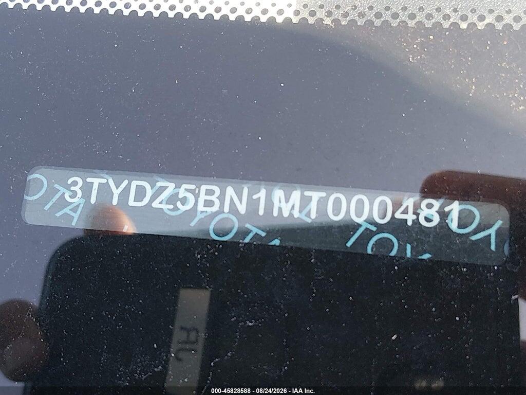 3TYDZ5BN1MT000481 2021 TOYOTA TACOMA photo no. 9