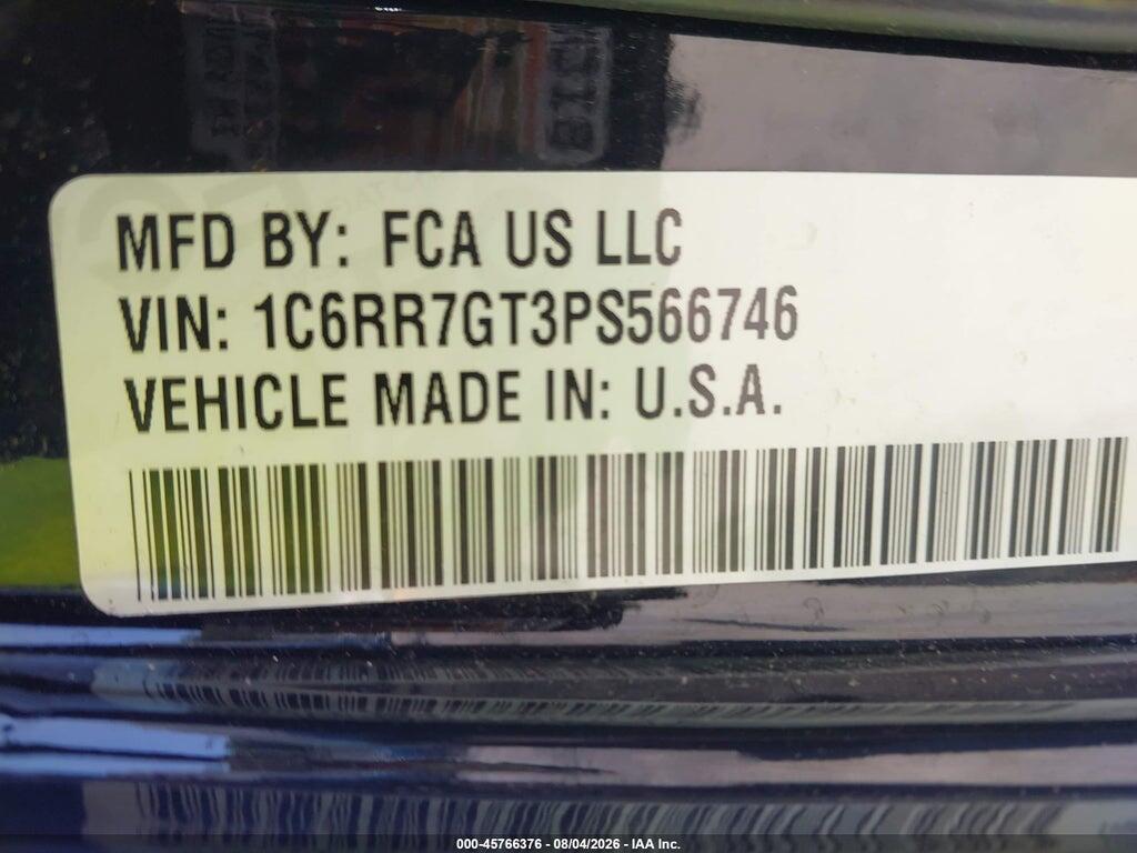 1C6RR7GT3PS566746 2023 RAM 1500 CLASSIC photo no. 9