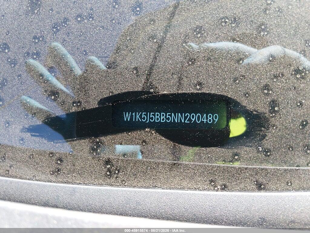 W1K5J5BB5NN290489 2022 MERCEDES-BENZ AMG CLA 35 photo no. 9